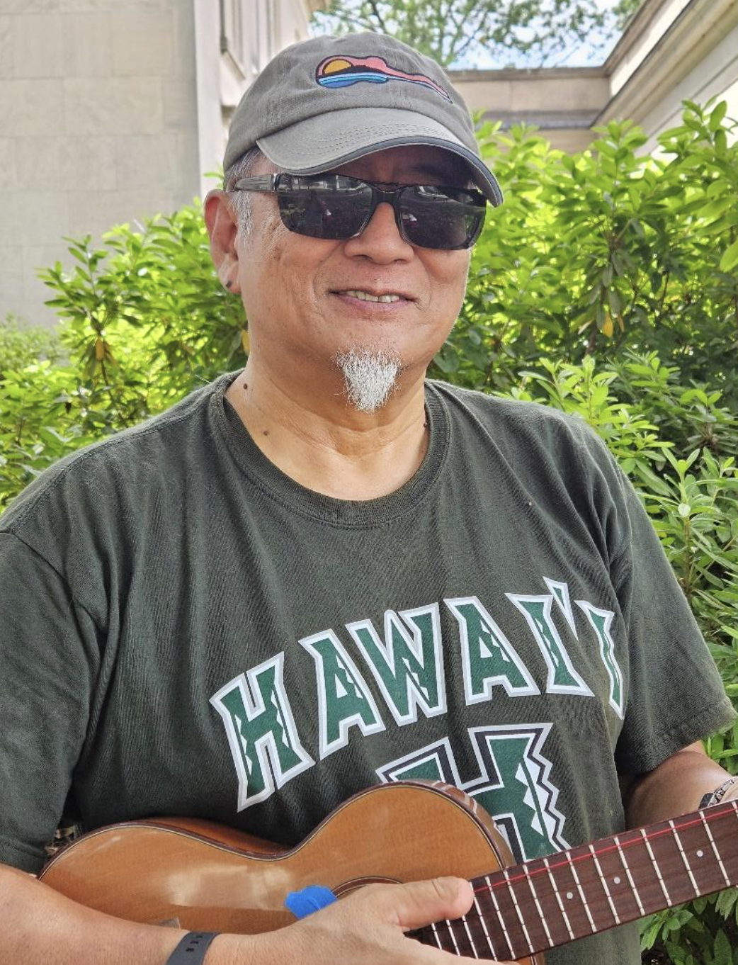 A person with a beard playing a guitar

AI-generated content may be incorrect.